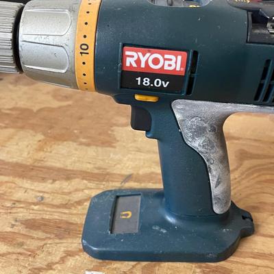 Two Ryobi P200 18V 1/2" Drill Driver