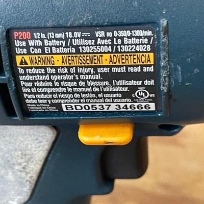 Two Ryobi P200 18V 1/2" Drill Driver
