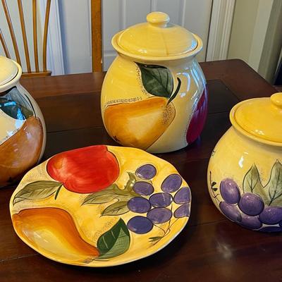 Set of 4 Home Trends "Verdona" Canister Set