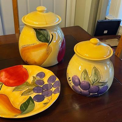 Set of 4 Home Trends "Verdona" Canister Set