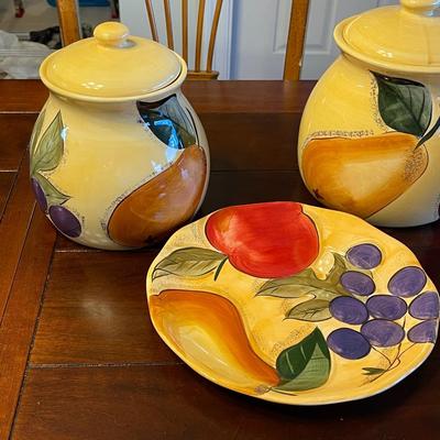 Set of 4 Home Trends "Verdona" Canister Set