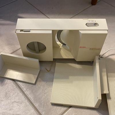 Vintage Rival Gold Away Electric Food Slicer