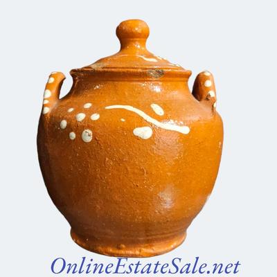 Painted Ceramic Jar