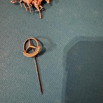 Beau Sterling Horse Pin- Mercedes Stick Pin