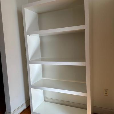 Two (2) Open Back Shelves