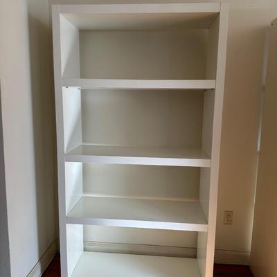 Two (2) Open Back Shelves