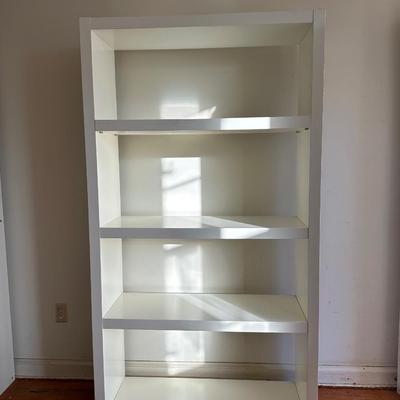 Two (2) Open Back Shelves