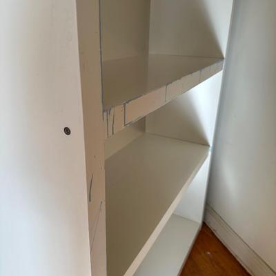 Two (2) Open Back Shelves