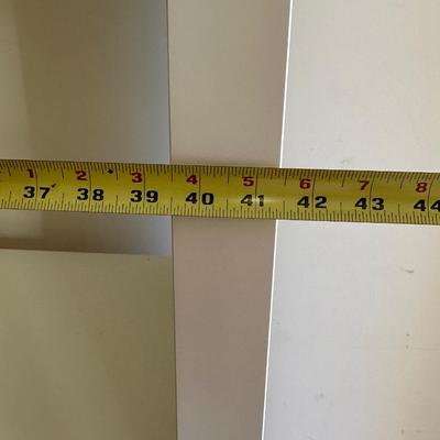 Two (2) Open Back Shelves