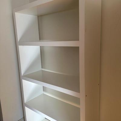 Two (2) Open Back Shelves
