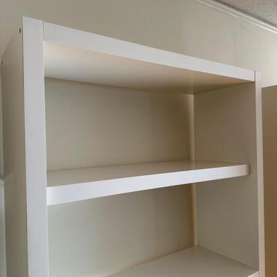 Two (2) Open Back Shelves