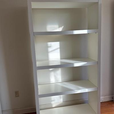 Two (2) Open Back Shelves