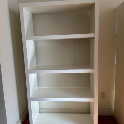 Two (2) Open Back Shelves