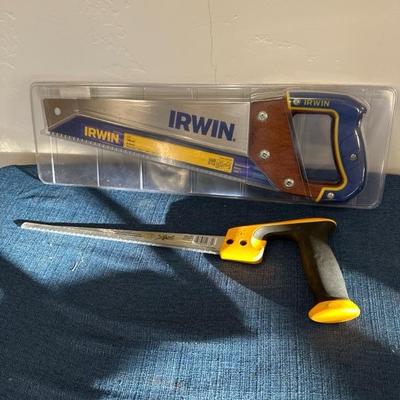 766 two saws,tool box and tool tote