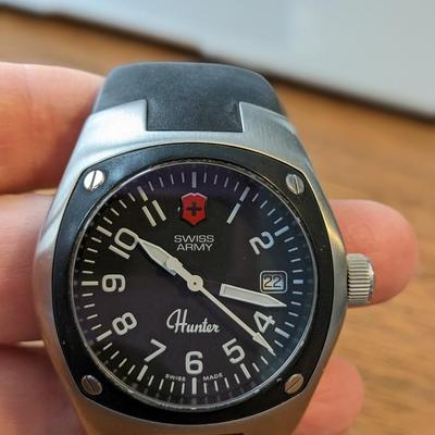 Swiss Army Hunter Sapphire Crystal Watch