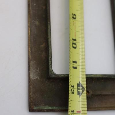 Solid Brass Vintage Mail Slot, Two Decorative Hardwares, and Lock