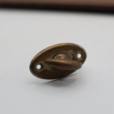Solid Brass Vintage Mail Slot, Two Decorative Hardwares, and Lock
