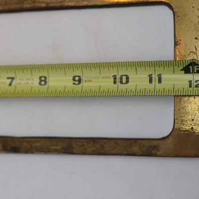 Solid Brass Vintage Mail Slot, Two Decorative Hardwares, and Lock