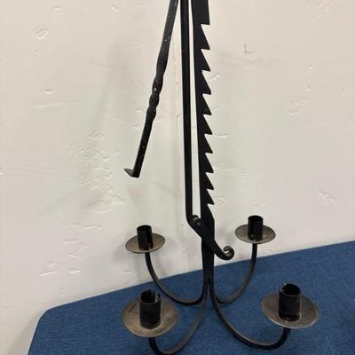 Lot 783 hanging metal candelabra