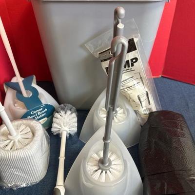 Lot 803 variety of cleaning supplies