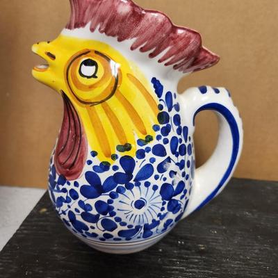 Rooster pitcher..neat story