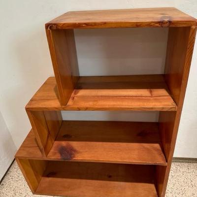 Lot 807 wood step shelf