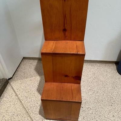 Lot 807 wood step shelf