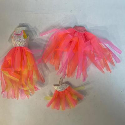 Barbie Unicorn Multi-Color Tutu Fashion Costume