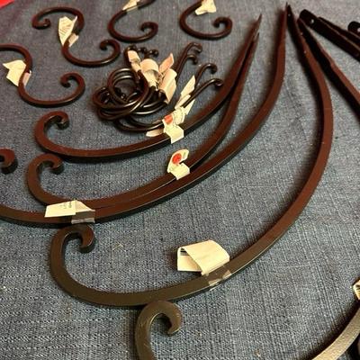 Lot 797 metal decorative hooks