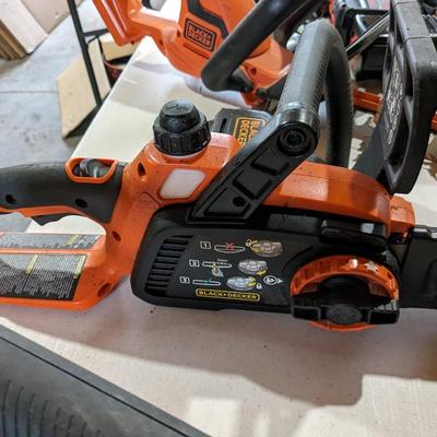 Like New Black and Decker Battery Powered Garden Tools and Lights
