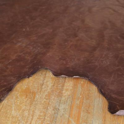 Vintage Style Aniline Dyed Leather Hide