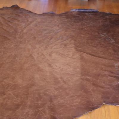 Vintage Style Aniline Dyed Leather Hide
