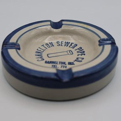 Signed John B Taylor Pottery Cigar Ashtray