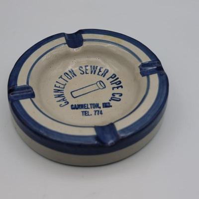 Signed John B Taylor Pottery Cigar Ashtray