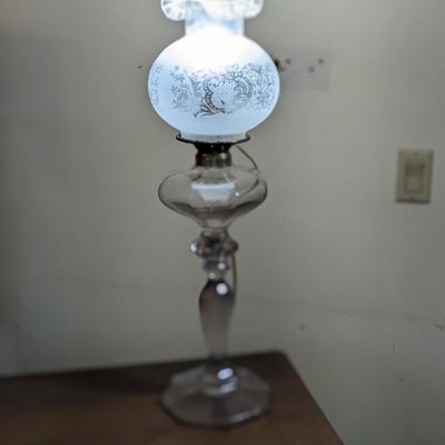 Antique 2 Tiered table Lamp