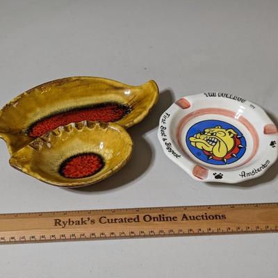2 Vintage Ashtrays