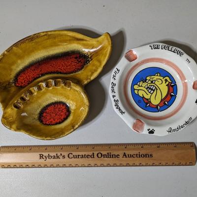 2 Vintage Ashtrays