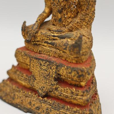 Early 19th Century Thai Gilt Bronzed Buddha
