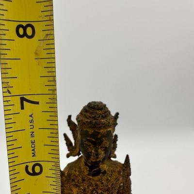 Early 19th Century Thai Gilt Bronzed Buddha