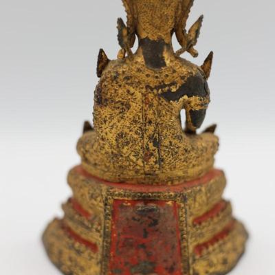 Early 19th Century Thai Gilt Bronzed Buddha