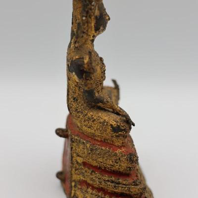 Early 19th Century Thai Gilt Bronzed Buddha