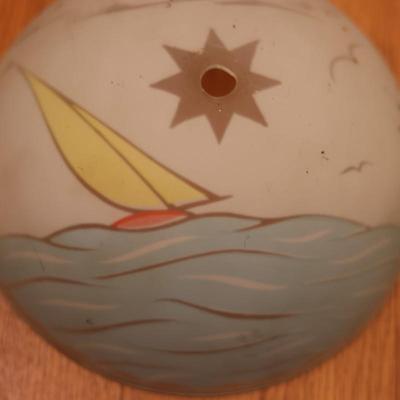 Vintage Globe Light Fixture