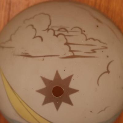 Vintage Globe Light Fixture