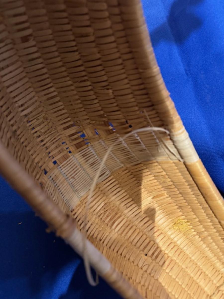 Jai Alai Cestas wicker rattan basket scoops for game x 3 EstateSales org Jai Alai Cestas wicker rattan basket scoops for game x 3 EstateSales org
