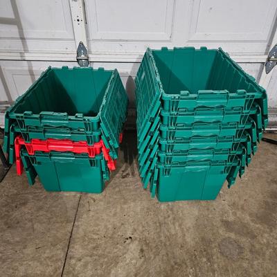 Milwaukee Hand Truck and 10 Storage Bins (G-DW)