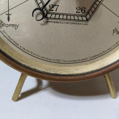 Vintage Taylor Stormoguide Barometer 1927