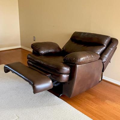 ASHLEY ~ Brown Rocking Power Reclining Chair ~ *Please Read Details