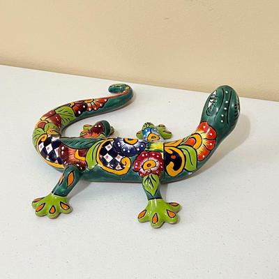 Mexican Talavera Pottery Gecko