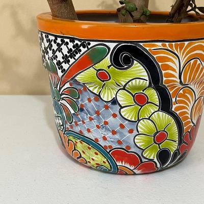 Mexican Talavera Pottery Planter ~ *Read Details