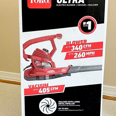 TORO ~ Ultra Electric Blower + Vacuum + Mulcher